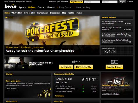 bwin poker premium
